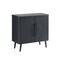 Manhattan Comfort Jodie Accent Cabinet in Charcoal Grey AC001-GY - alternate 2